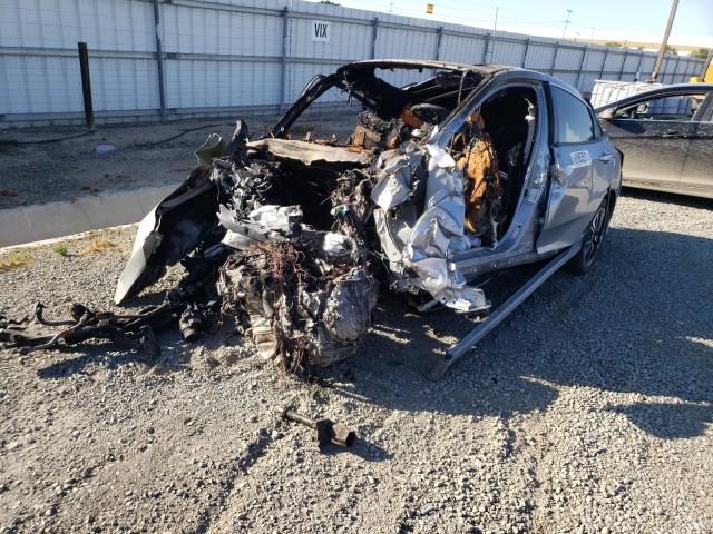 2HGFC1F73GH649052 - 2016 HONDA CIVIC EXL ვერცხლისფერი ფოტო 2