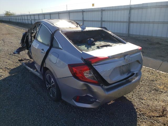 2HGFC1F73GH649052 - 2016 HONDA CIVIC EXL ვერცხლისფერი ფოტო 3