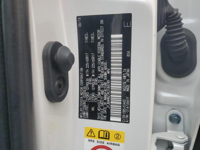 JTJBARBZ7K2184749 - 2019 LEXUS NX 300 BASE თეთრი ფოტო 13