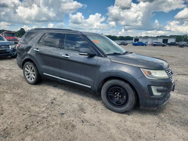 1FM5K8F86GGB88239 - 2016 FORD EXPLORER LIMITED GRAY photo 4