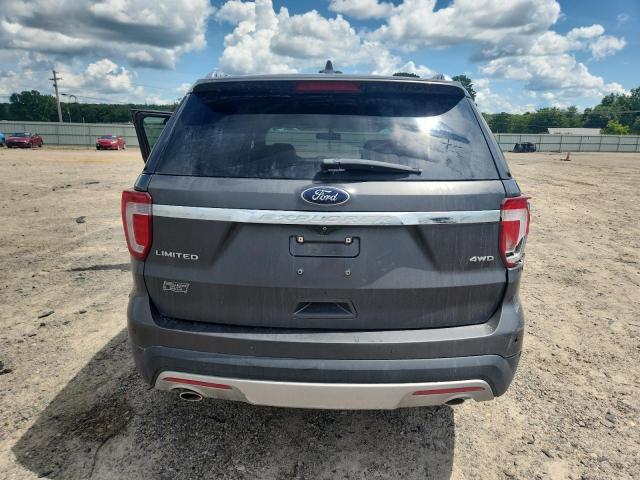 1FM5K8F86GGB88239 - 2016 FORD EXPLORER LIMITED GRAY photo 6