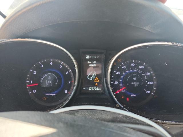 5XYZU3LB3EG208207 - 2014 HYUNDAI SANTA FE S BLACK photo 9