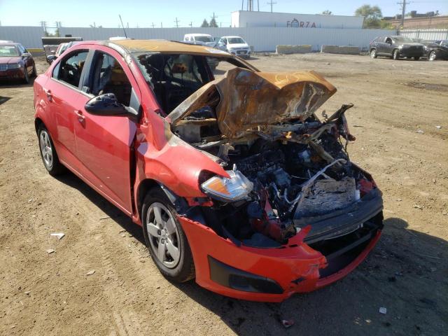 1G1JA5SH5F4210587 - 2015 CHEVROLET SONIC LS 红色 照片 1