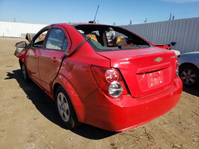 1G1JA5SH5F4210587 - 2015 CHEVROLET SONIC LS 红色 照片 3
