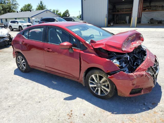 3N1CN8EV6NL839598 - 2022 NISSAN VERSA SV RED photo 4