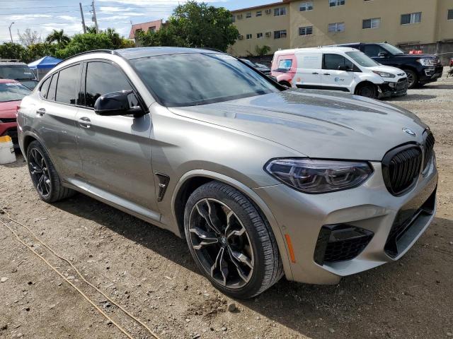 5YMUJ0C03L9B28110 - 2020 BMW X4 M COMPETITION SILVER photo 4