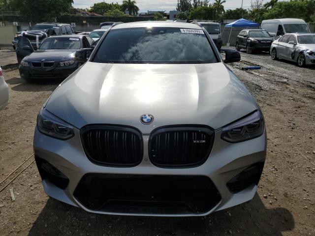 5YMUJ0C03L9B28110 - 2020 BMW X4 M COMPETITION SILVER photo 5