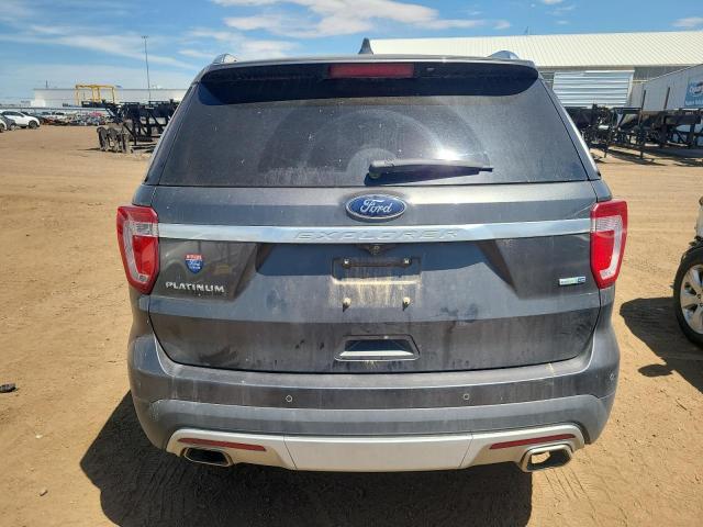 1FM5K8HT7GGC45520 - 2016 FORD EXPLORER PLATINUM GRAY photo 6