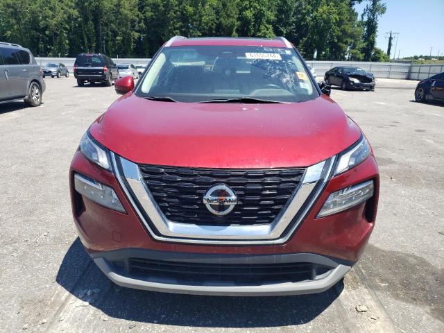 5N1AT3BB8MC797402 - 2021 NISSAN ROGUE SV RED photo 5