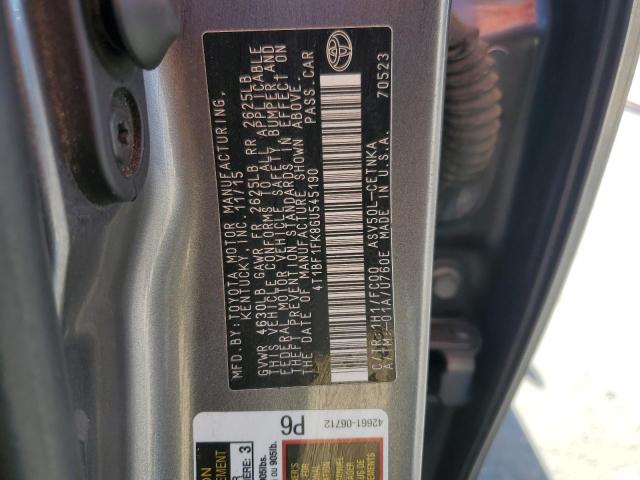 4T1BF1FK8GU545190 - 2016 TOYOTA CAMRY LE GRAY photo 12