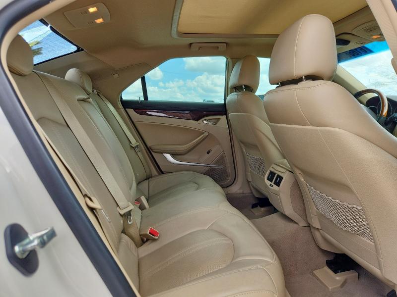 1G6DE5E59D0179619 - 2013 CADILLAC CTS LUXURY COLLECTION Սպիտակ լուսանկար 10