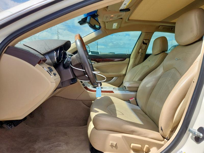 1G6DE5E59D0179619 - 2013 CADILLAC CTS LUXURY COLLECTION Սպիտակ լուսանկար 7