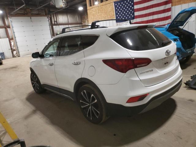 5XYZWDLA4JG543008 - 2018 HYUNDAI SANTA FE S WHITE photo 2