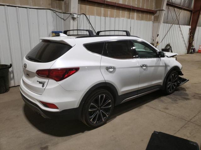 5XYZWDLA4JG543008 - 2018 HYUNDAI SANTA FE S WHITE photo 3