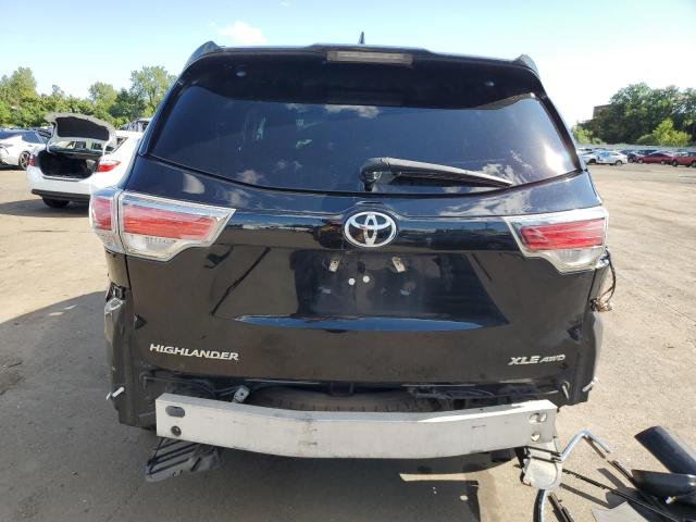5TDJKRFHXGS504501 - 2016 TOYOTA HIGHLANDER XLE Schwarz Foto 6