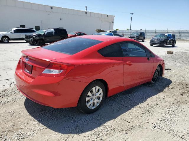 2HGFG3B55CH566995 - 2012 HONDA CIVIC LX RED photo 3