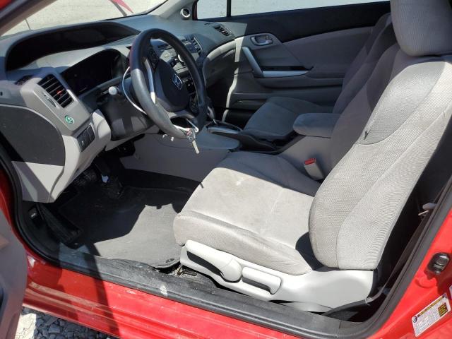 2HGFG3B55CH566995 - 2012 HONDA CIVIC LX RED photo 7