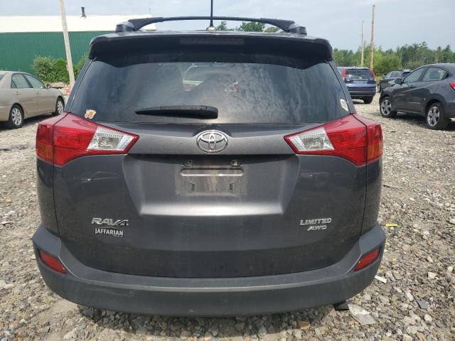 JTMDFREV5FD167450 - 2015 TOYOTA RAV4 LIMITED GRAY photo 6