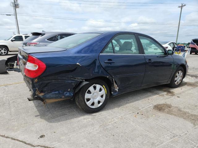 4T1BE32K14U301073 - 2004 TOYOTA CAMRY LE BLUE photo 3