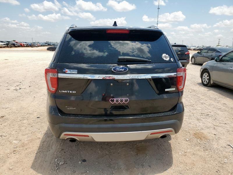 1FM5K7FHXHGE42935 - 2017 FORD EXPLORER LIMITED BLACK photo 6