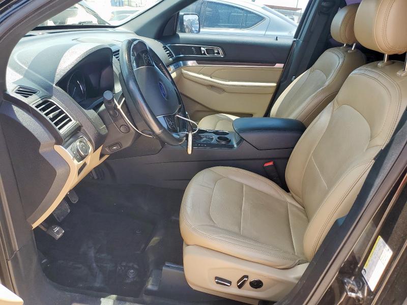 1FM5K7FHXHGE42935 - 2017 FORD EXPLORER LIMITED BLACK photo 7