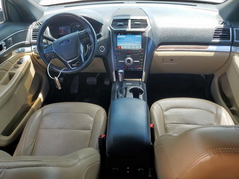 1FM5K7FHXHGE42935 - 2017 FORD EXPLORER LIMITED BLACK photo 8