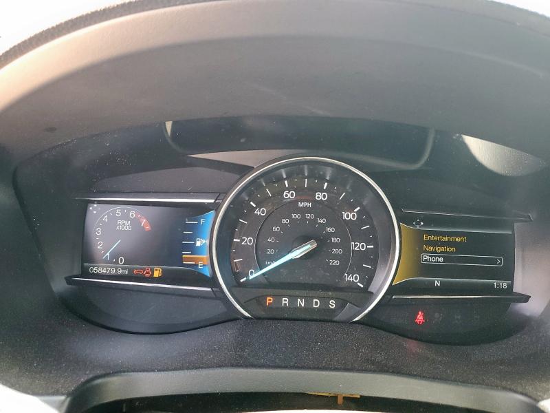 1FM5K7FHXHGE42935 - 2017 FORD EXPLORER LIMITED BLACK photo 9