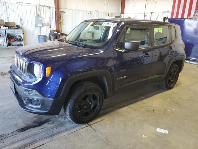 ZACCJBAT1GPC79414 - 2016 JEEP RENEGADE SPORT BLUE photo 1