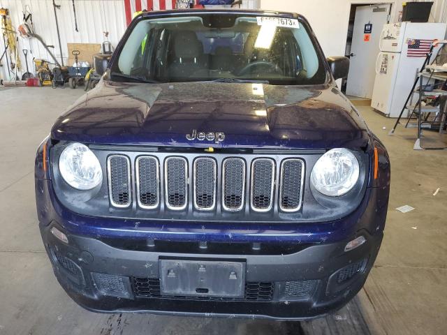 ZACCJBAT1GPC79414 - 2016 JEEP RENEGADE SPORT BLUE photo 5