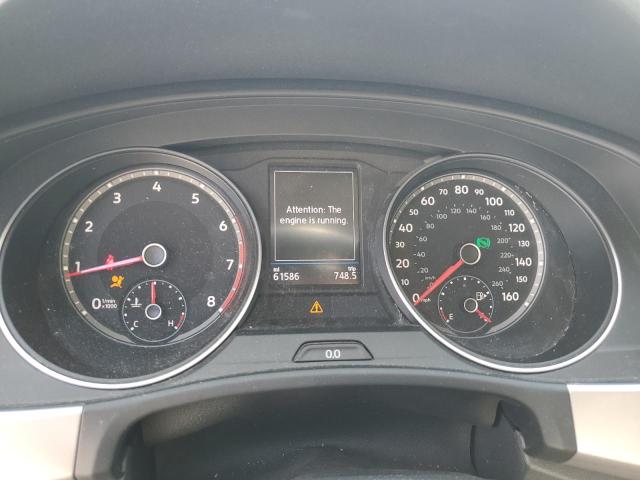 1V2MR2CA2JC551830 - 2018 VOLKSWAGEN ATLAS SEL YELLOW photo 9