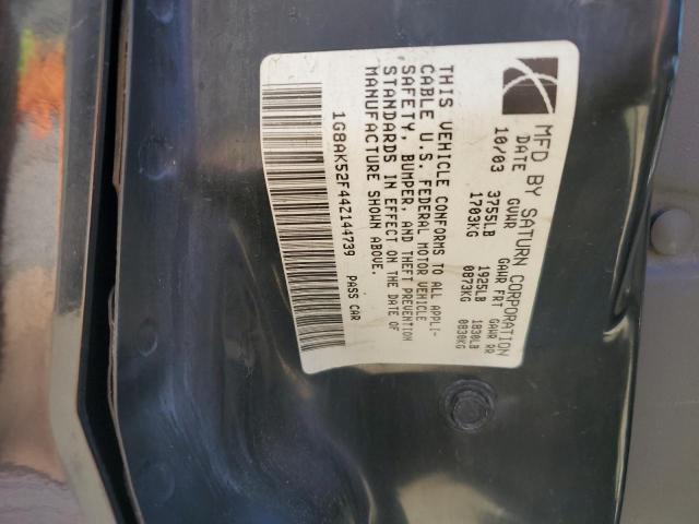 1G8AK52F44Z144739 - 2004 SATURN ION LEVEL 3 Qara foto 12