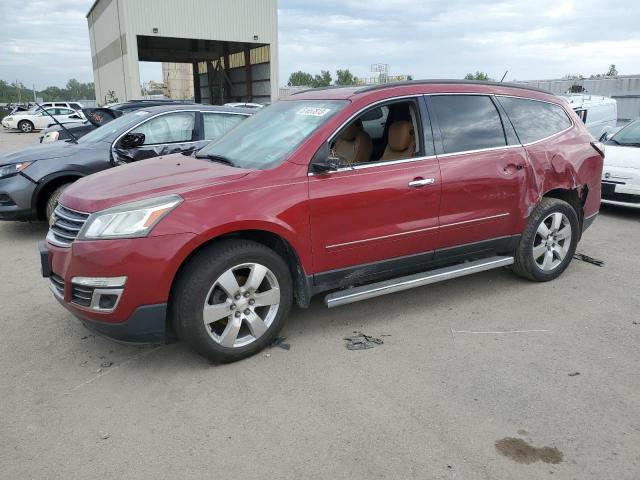 1GNKRLKD7DJ186854 - 2013 CHEVROLET TRAVERSE LTZ RED photo 1