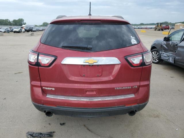 1GNKRLKD7DJ186854 - 2013 CHEVROLET TRAVERSE LTZ RED photo 6