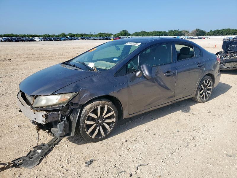 2HGFB2F99FH528728 - 2015 HONDA CIVIC EXL BLACK photo 1