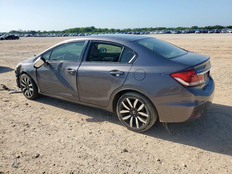 2HGFB2F99FH528728 - 2015 HONDA CIVIC EXL BLACK photo 2