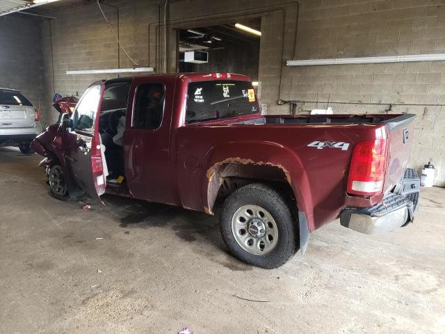 1GTEK19C99Z211368 - 2009 GMC SIERRA K1500 BURGUNDY photo 2