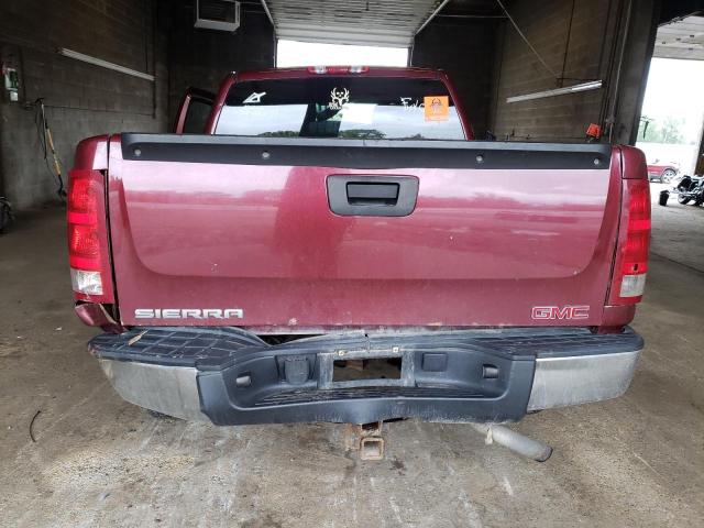 1GTEK19C99Z211368 - 2009 GMC SIERRA K1500 BURGUNDY photo 6