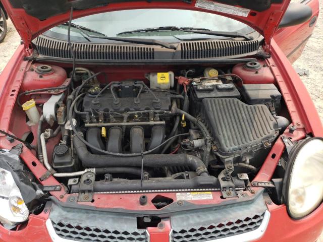 1B3ES26C34D591387 - 2004 DODGE NEON BASE RED photo 11