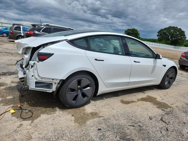 5YJ3E1EB0MF903304 - 2021 TESLA MODEL 3 Білий фото 3