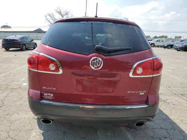 5GAER13718J101193 - 2008 BUICK ENCLAVE CX MAROON photo 6