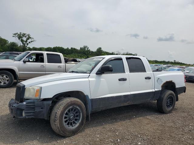 1D7HW48J77S104656 - 2007 DODGE DAKOTA QUAD SLT WHITE photo 1