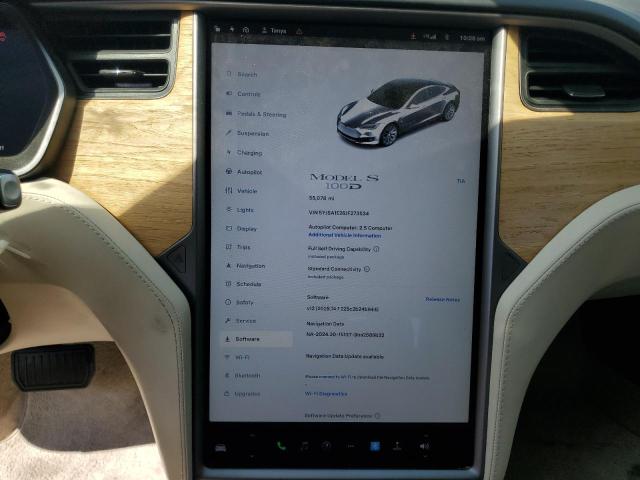 5YJSA1E26JF273534 - 2018 TESLA MODEL S 白色 照片 9