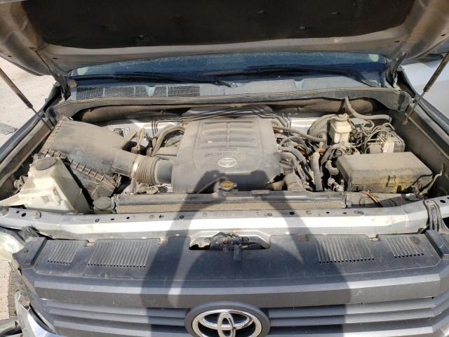 5TFUW5F14EX323592 - 2014 TOYOTA TUNDRA DOUBLE CAB SR/SR5 SILVER photo 11