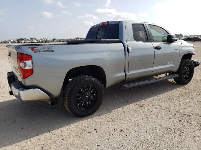 5TFUW5F14EX323592 - 2014 TOYOTA TUNDRA DOUBLE CAB SR/SR5 SILVER photo 3