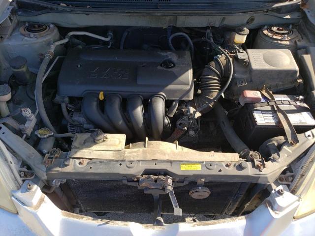 2T1KR32E73C117786 - 2003 TOYOTA COROLLA MA XR SILVER photo 12