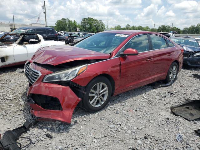 5NPE24AF7FH010935 - 2015 HYUNDAI SONATA SE RED photo 1