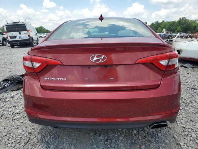 5NPE24AF7FH010935 - 2015 HYUNDAI SONATA SE RED photo 6