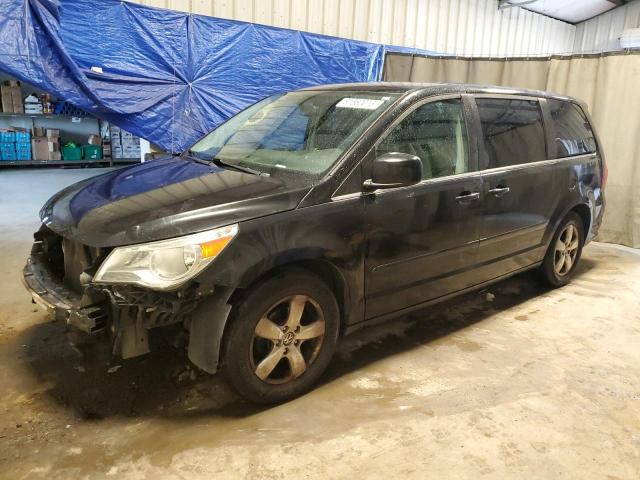 2V4RW3D1XAR393075 - 2010 VOLKSWAGEN ROUTAN SE BLACK photo 1