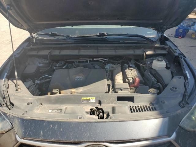 5TDGZRAH3MS516336 - 2021 TOYOTA HIGHLANDER XLE CHARCOAL photo 12