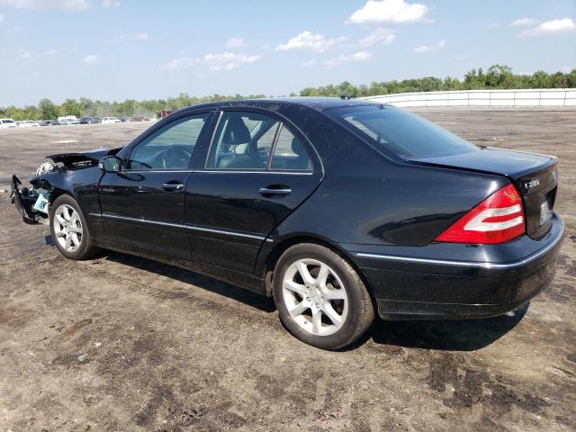 WDBRF54H07F899449 - 2007 MERCEDES-BENZ C 280 BLACK photo 2